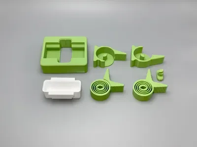 Clip de alambre de soldadura por empuje para impresión 3D, vista 2