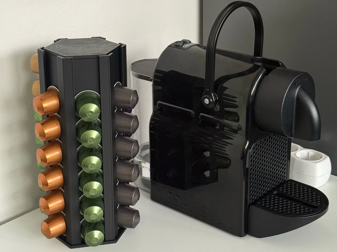 Torre Nespresso v2 para impresión 3D, vista 1