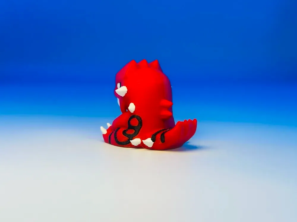Mini figura Groudon Pokémon, vista 2