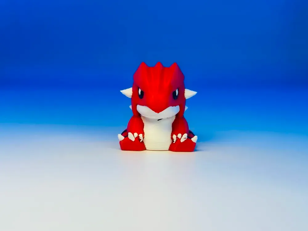 Mini figura Groudon Pokémon, vista 3