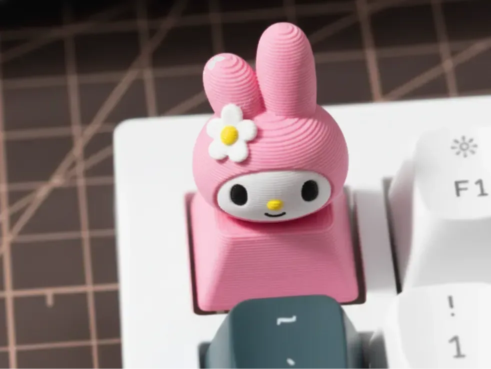 Teclado My Melody Keycap MX, vista 1