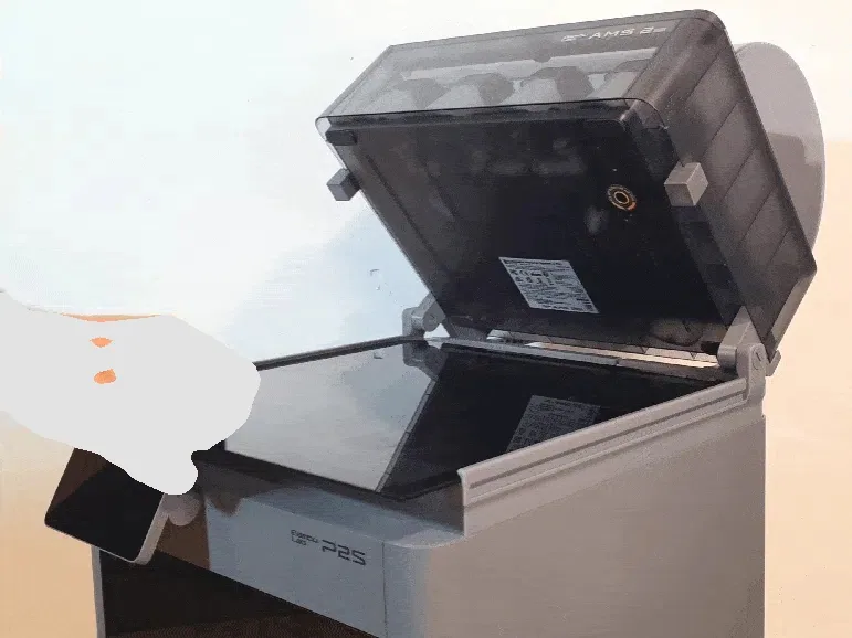 Elevador P2S / X2D - AMS Flipper V1, vista 1