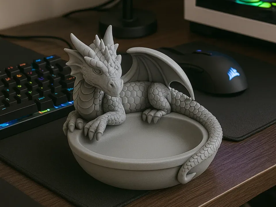 Bandeja de escritorio Dragon Catch-All Holder Fantasy, vista 1