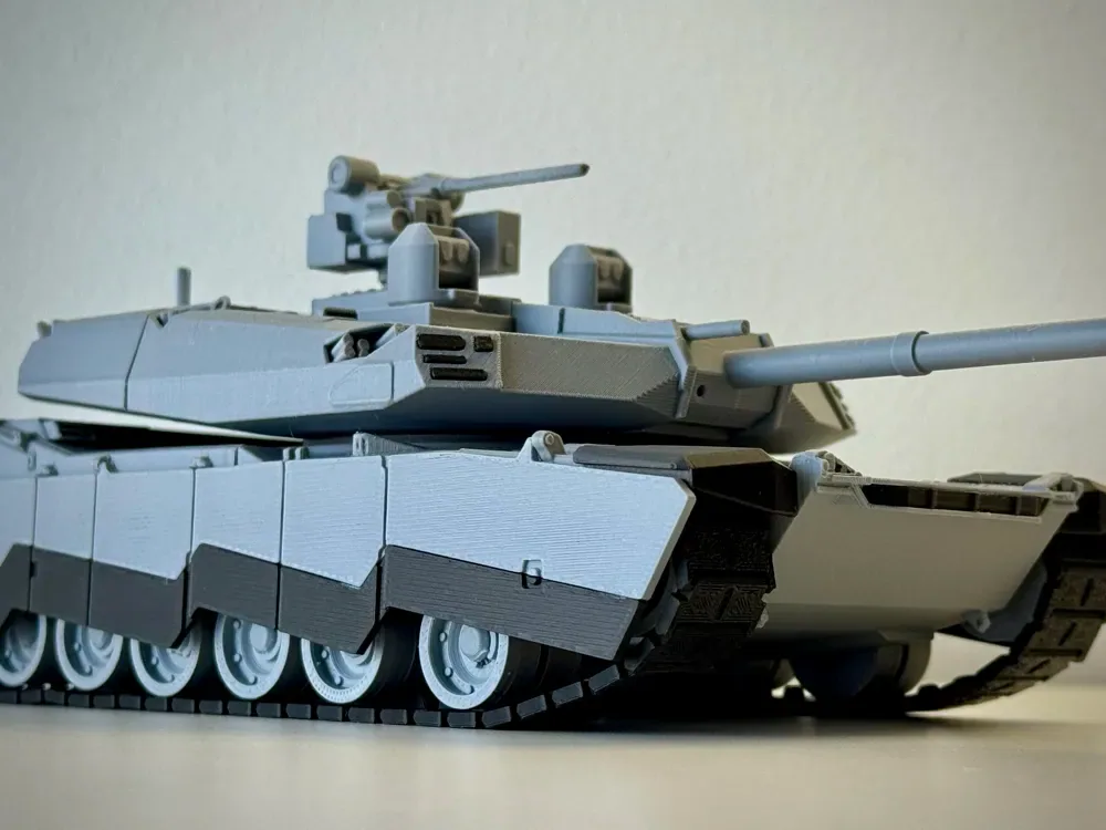 Abrams X US Tanque de batalla principal de 4ta generación escala 1/35, vista 3