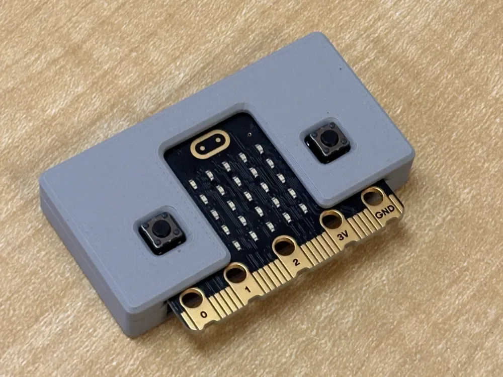 Caja del proyecto BBC MicroBit v2, vista 1