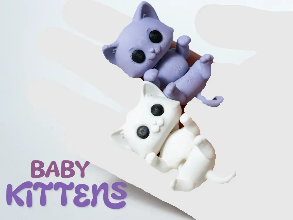 Pequeño gato lindo - Articulado, vista 1