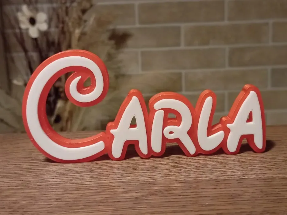 Letrero con nombre de Disney Carla Kid, vista 1