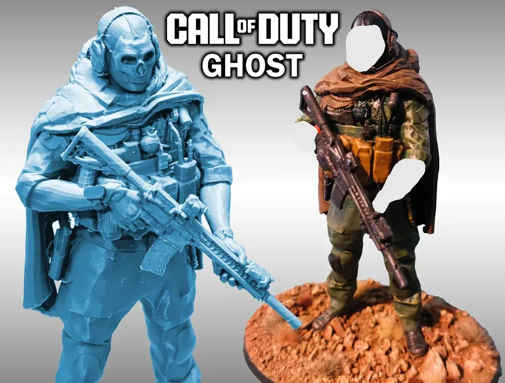 Figura/estatua Fantasma de Call of Duty Modern Warfare/Warzone (1/10), vista 1