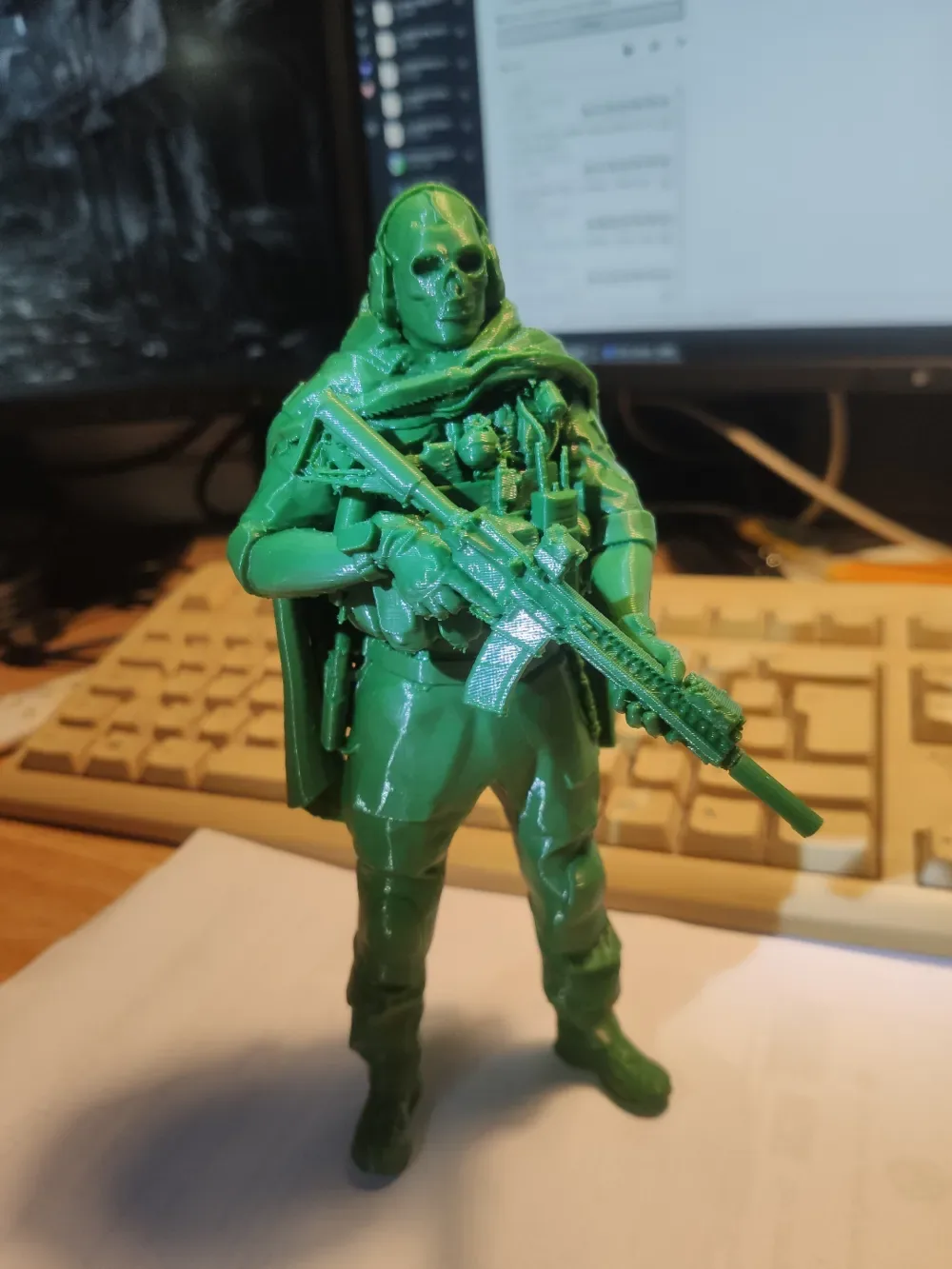 Figura/estatua Fantasma de Call of Duty Modern Warfare/Warzone (1/10), vista 3