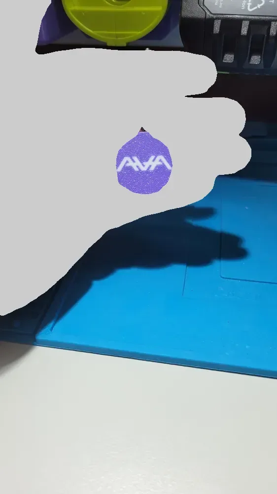 Llavero de doble cara Angels and Airwaves Moon Man, vista 3