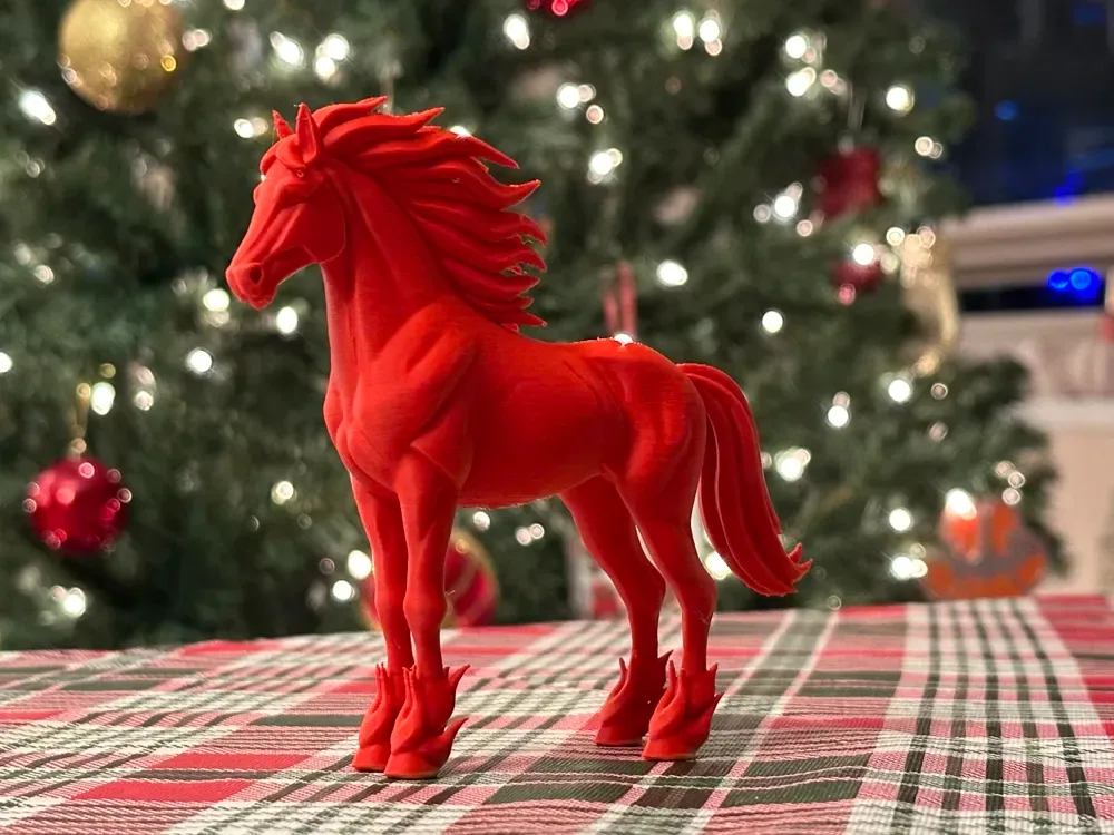 Caballo de fuego moderno - Año nuevo 2026, vista 2