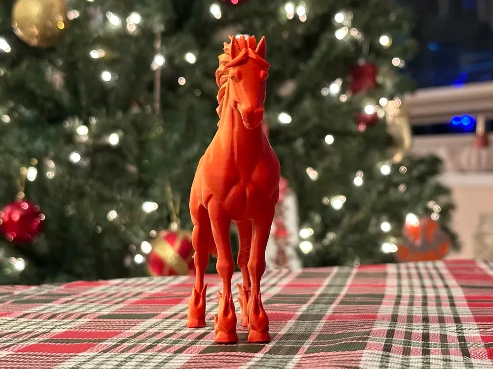 Caballo de fuego moderno - Año nuevo 2026, vista 3