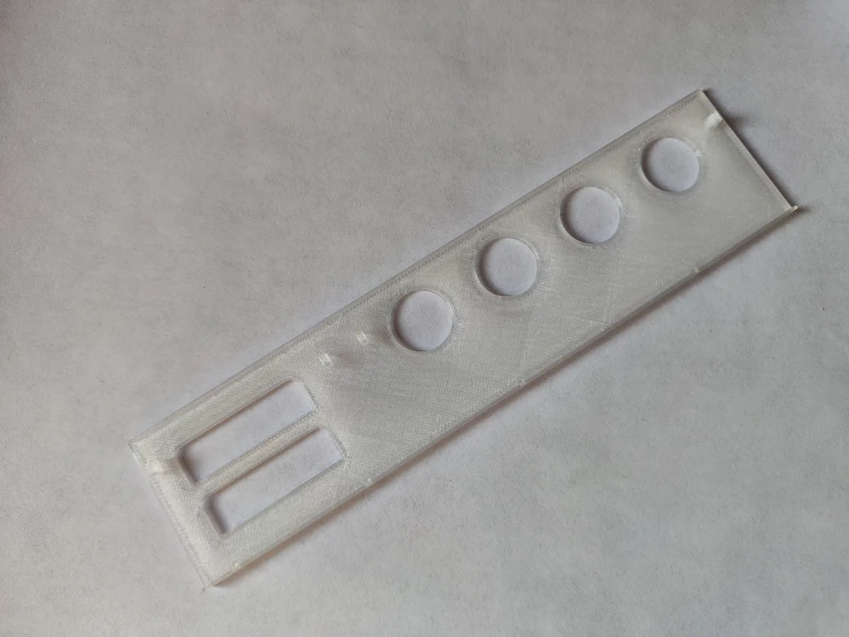 Tapa superior fija abierta para Nintendo Wii para impresión 3D, vista 2