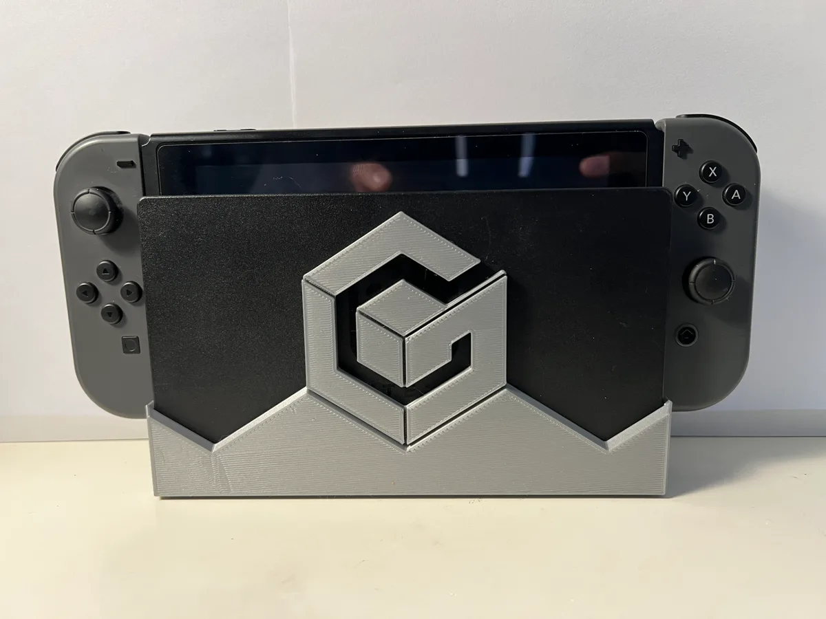 Funda para Nintendo Switch Dock Gamecube para impresión 3D, vista 1