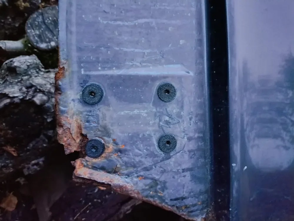 Tuerca de clip Audi y VW para impresión 3D, vista 3