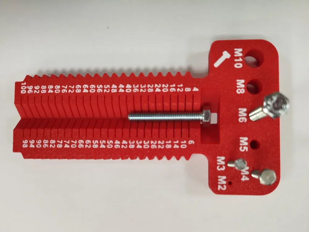 Herramienta de medición de tornillos: M2-M10+L:4-100mm para impresión 3D, vista 1