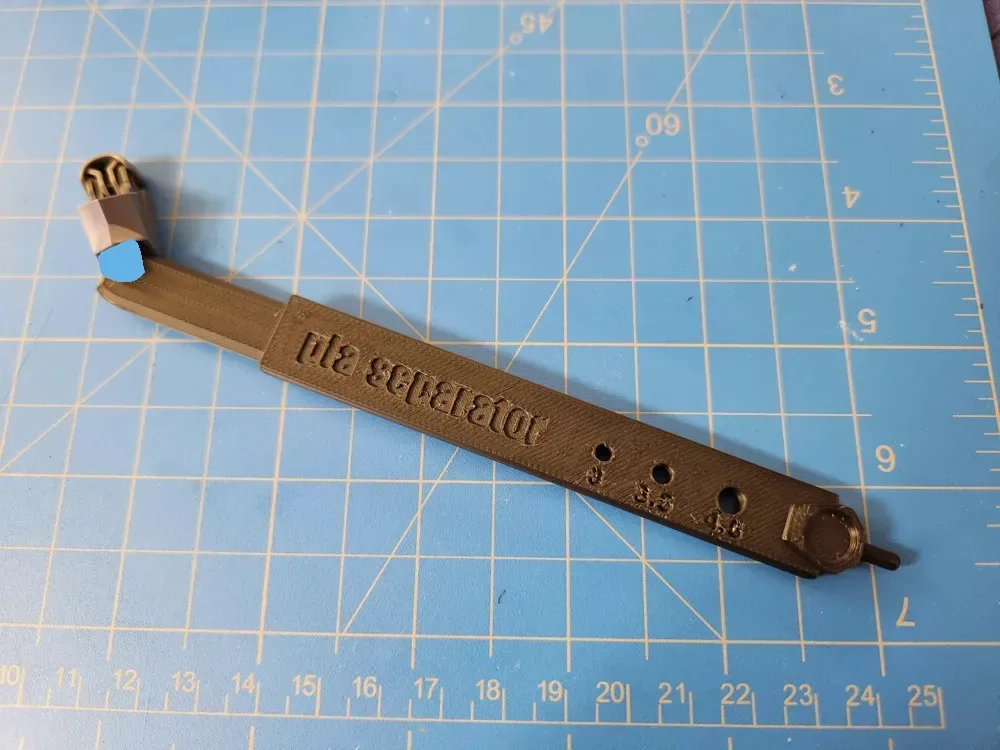 Separador Pla para impresión 3D, vista 1