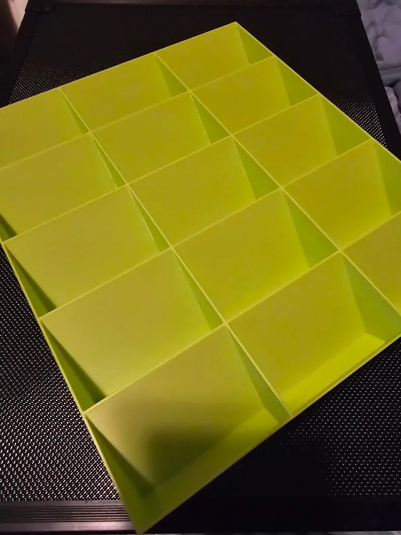 Bandeja de clasificación de tarjetas para impresión 3D, vista 2
