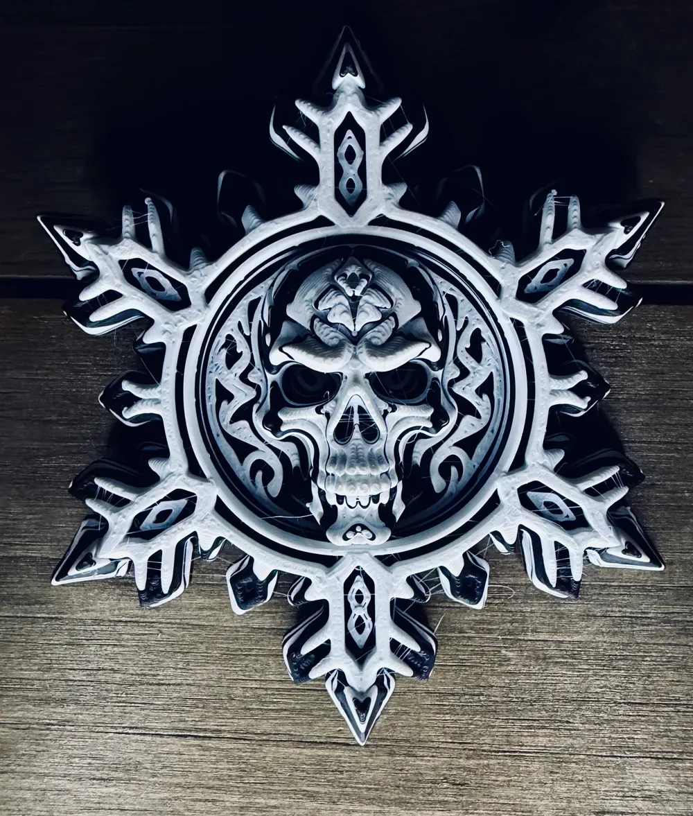 El sello del Clamaescarcha - Pila de colores SkullFlake, vista 3