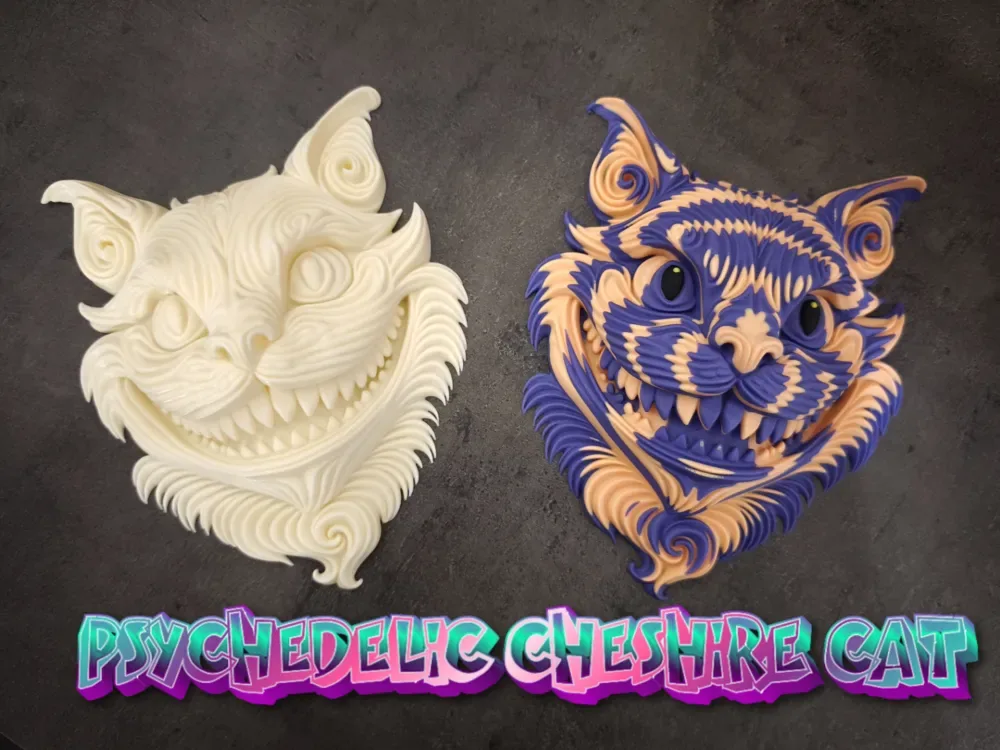 Gato de Cheshire psicodélico - Decoración, vista 1