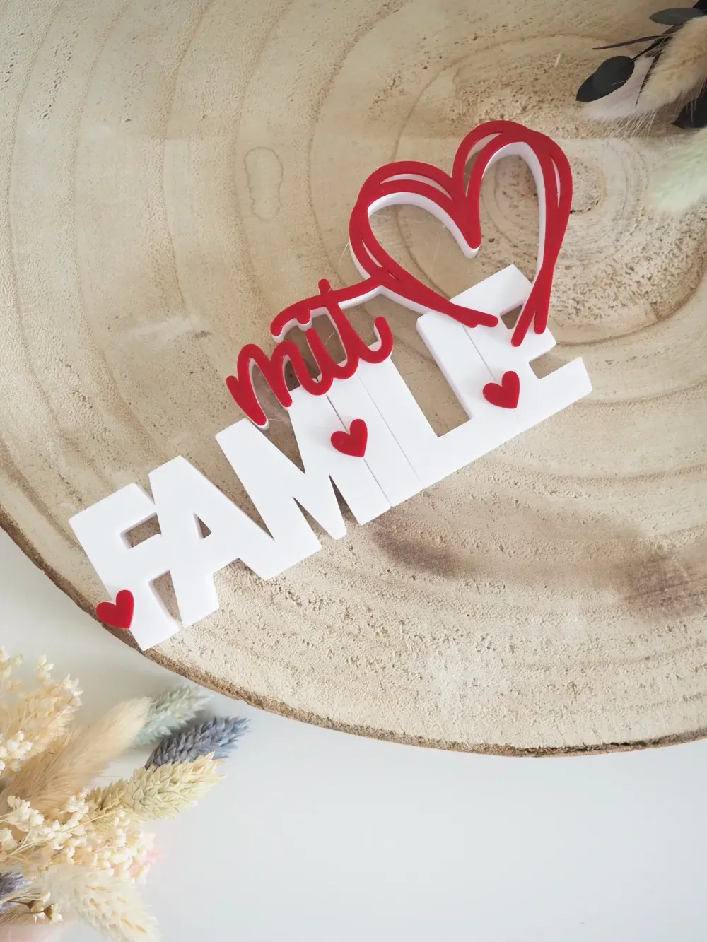 Familia con corazón, vista 3