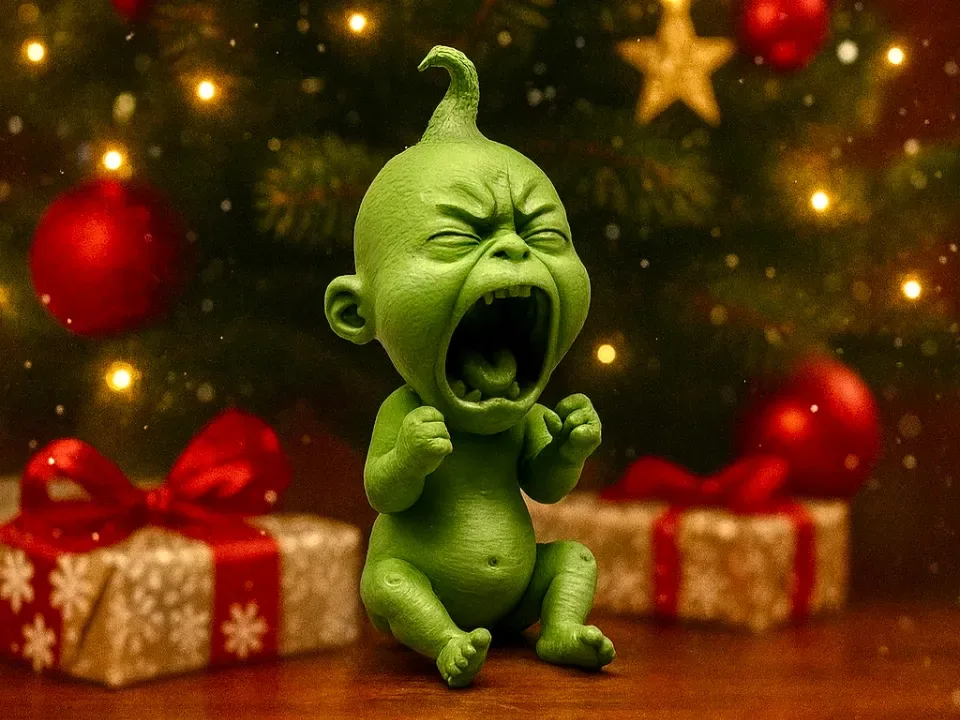 Grinch bebé gruñón, vista 1
