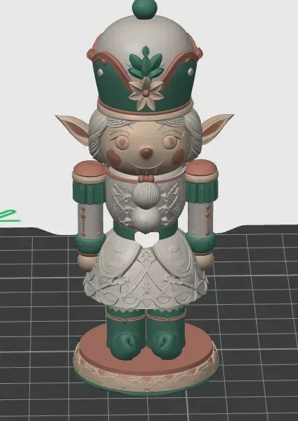 Minifigura Elfin Cascanueces, vista 3