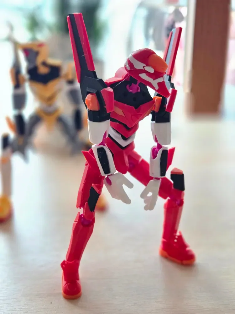 Figura de acción Proto 9 Evangelion unidad 0, unidad 2, vista 3