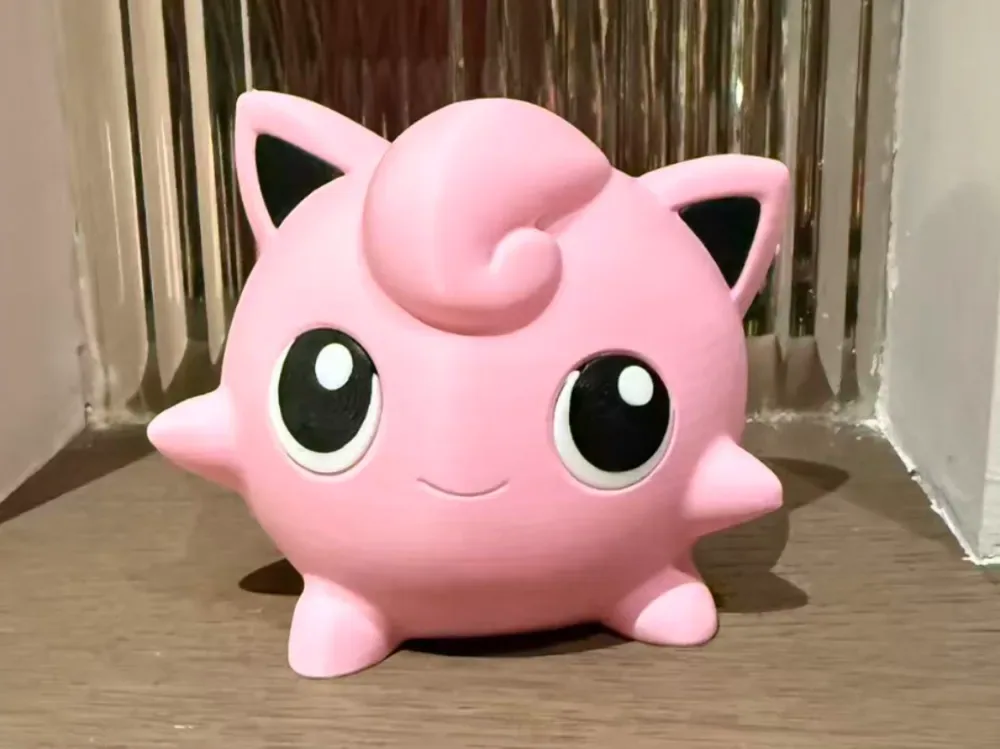 Impresión segmentada multicolor Jigglypuff (no se requiere AMS), vista 1