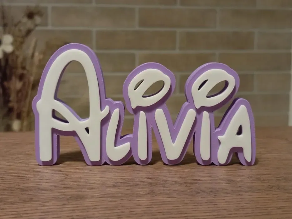 Disney Name Sign Alivia, vista 1
