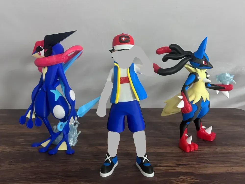 Pokémon - Journeys Ash Ketchum - Montaje de piezas, vista 1