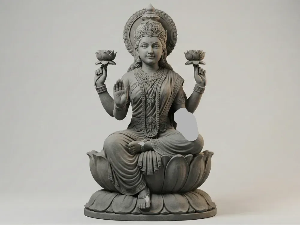 Diosa hindú Mahalakshmi,kn, vista 1