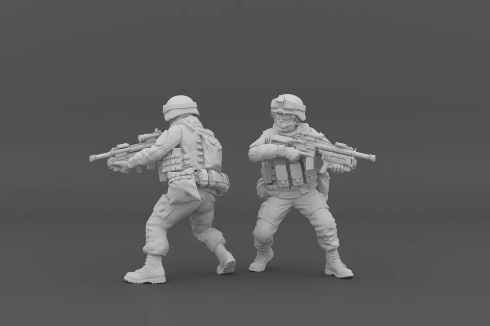 Figura de soldado de las fuerzas especiales, vista 3