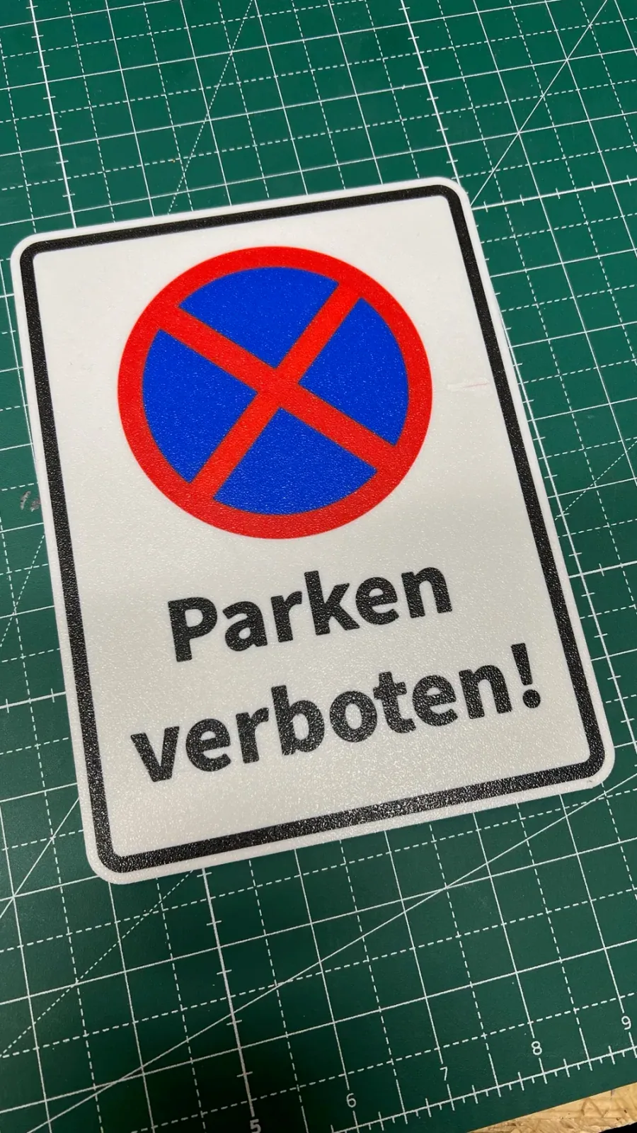Señal de prohibido estacionar, vista 2