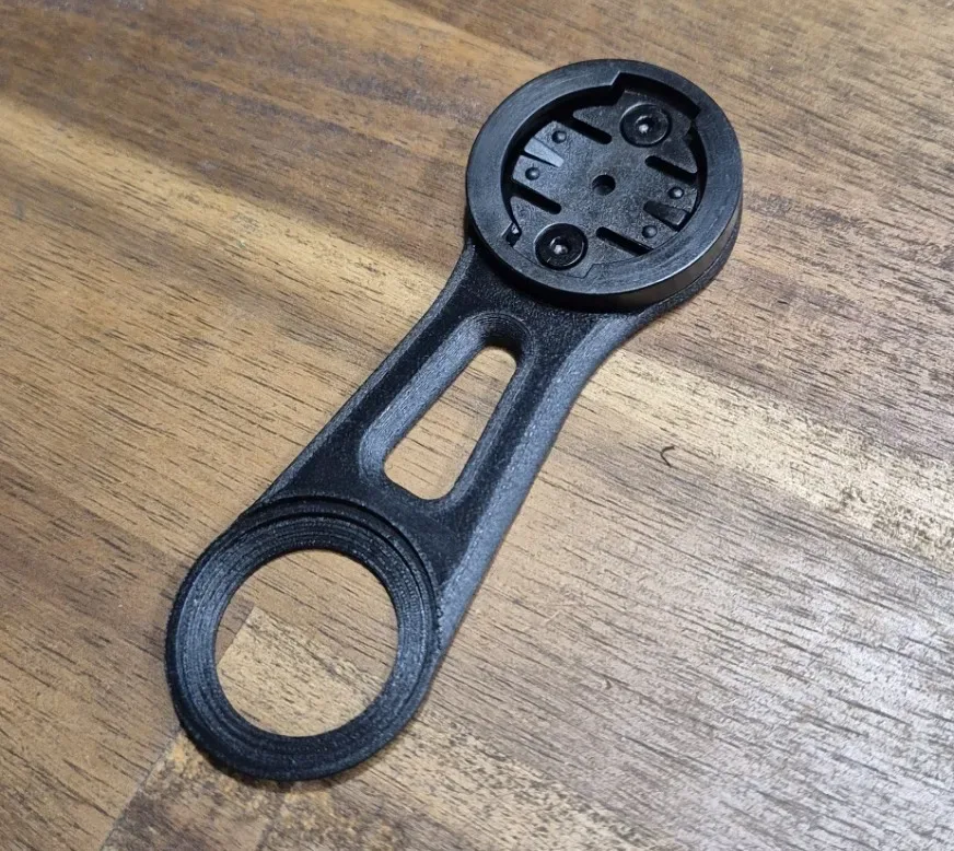 Soporte para ordenador de bicicleta para conector universal para impresión 3D, vista 2