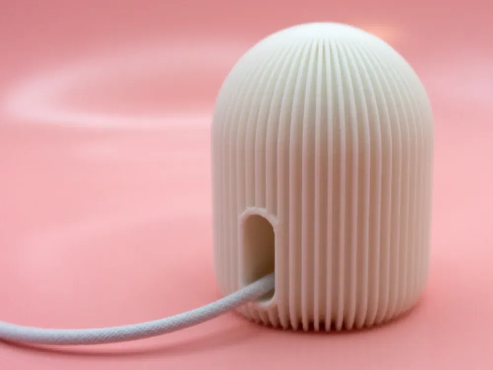 Soporte para cargador AppleWatch Fine de Pork3D.com para impresión 3D, vista 3