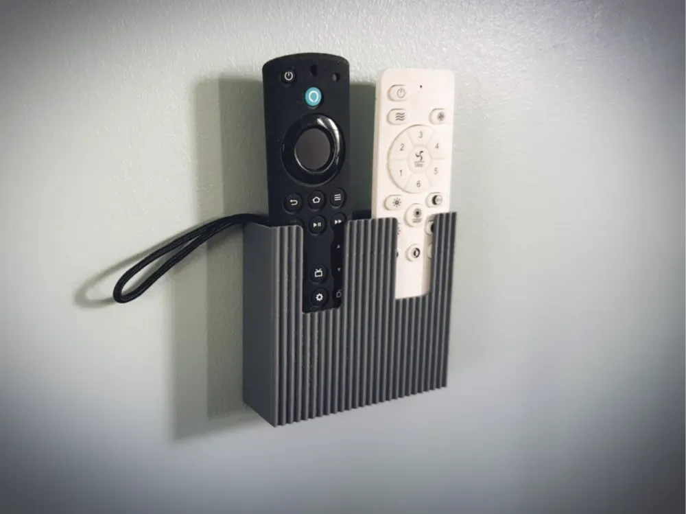 Soporte para controlador de TV montado en la pared para impresión 3D, vista 1