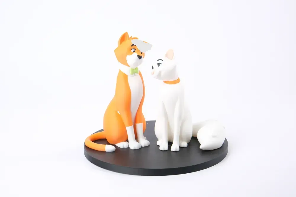 Figura Los Aristogatos Thomas O'Malley y Duquesa, vista 2