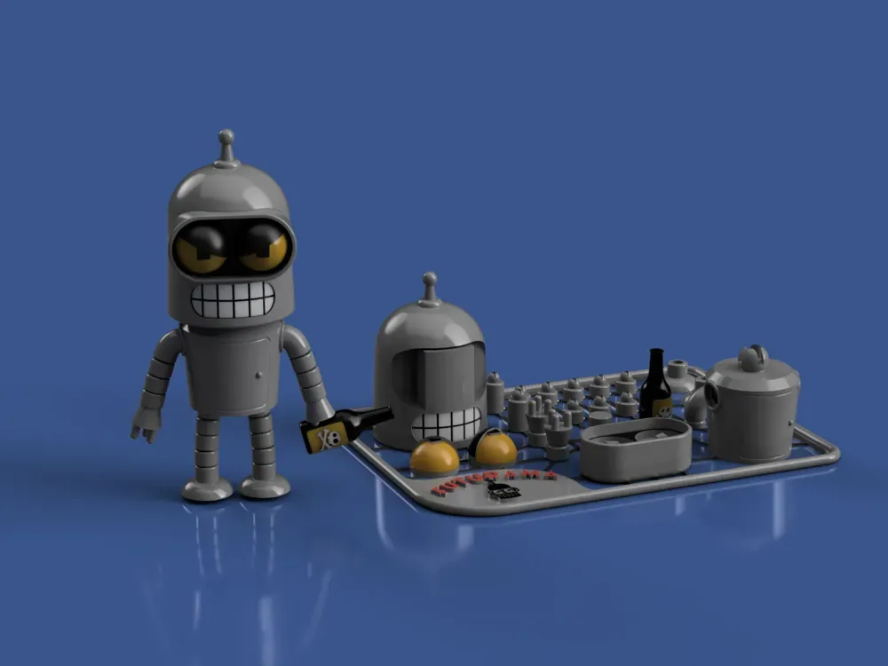 Tarjeta Flexi Bender Kit - estilo Funko Pop, vista 1