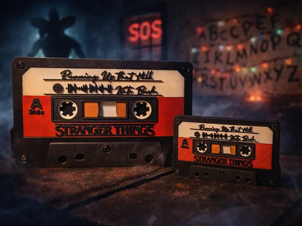 Cosas más extrañas Cassette Max Vecna ​​Demogorgon, vista 1