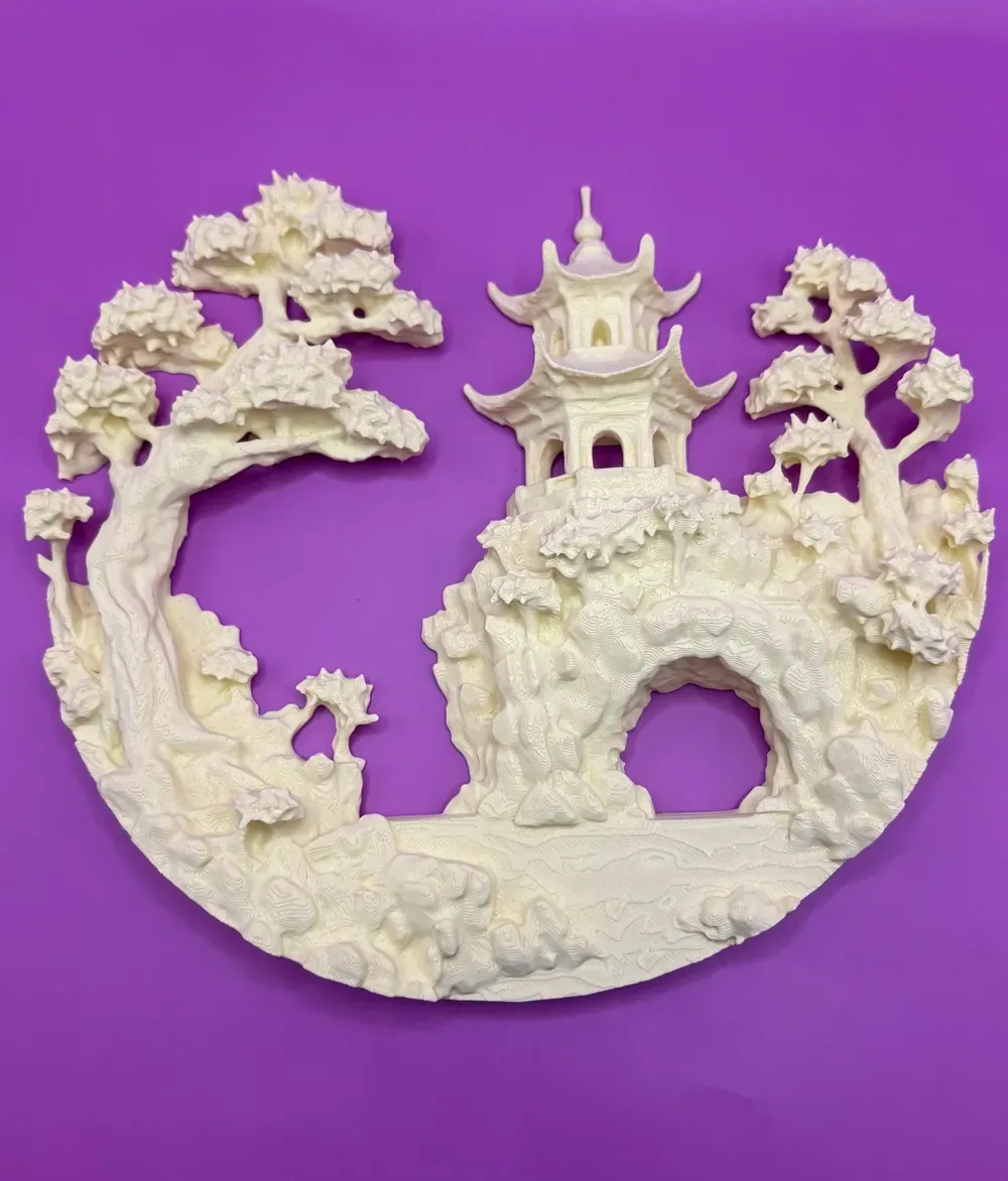 Diorama de arte de corcho, vista 2