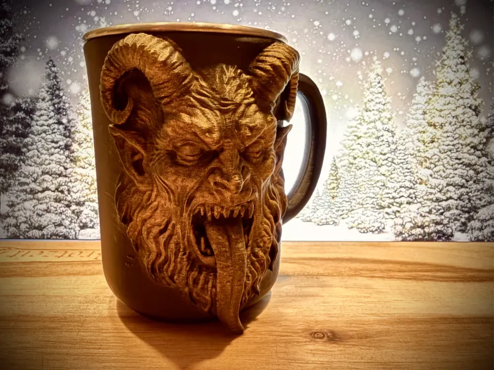 Taza Krampus con inserto para taza, vista 1