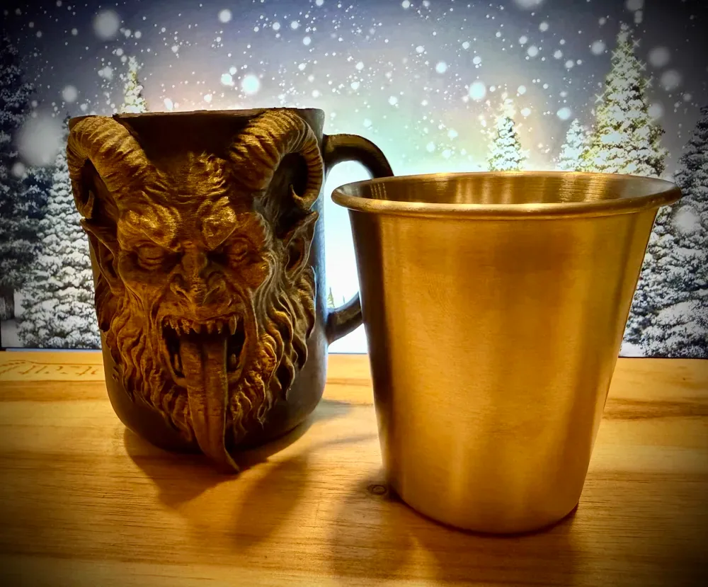 Taza Krampus con inserto para taza, vista 3