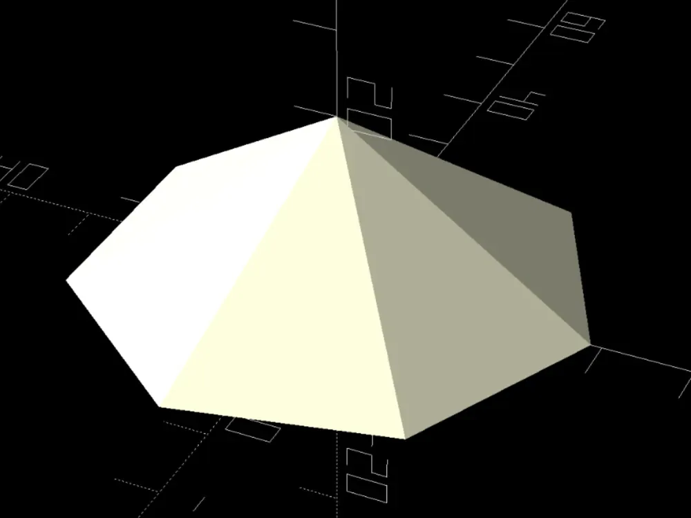 <BSG> PIRÁMIDE SEPTAGONAL, vista 1
