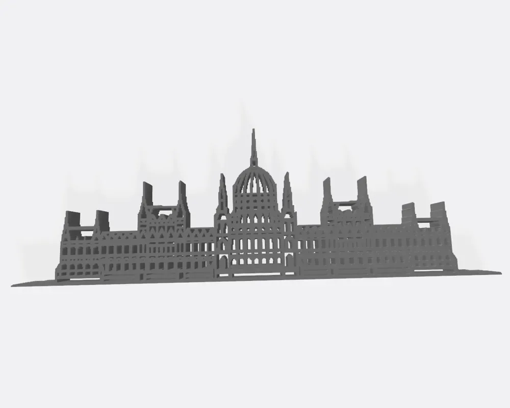 Parlamento húngaro, Budapest, vista 1