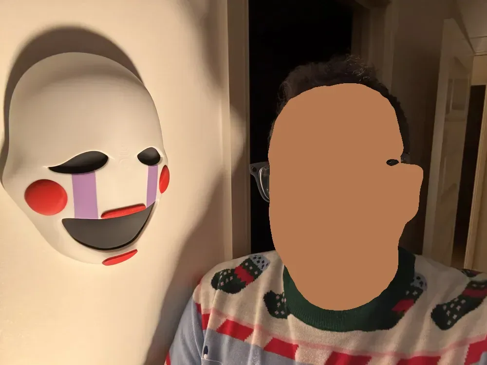 FNAF The Marionette - Marioneta Multicolor Mascarilla, vista 3
