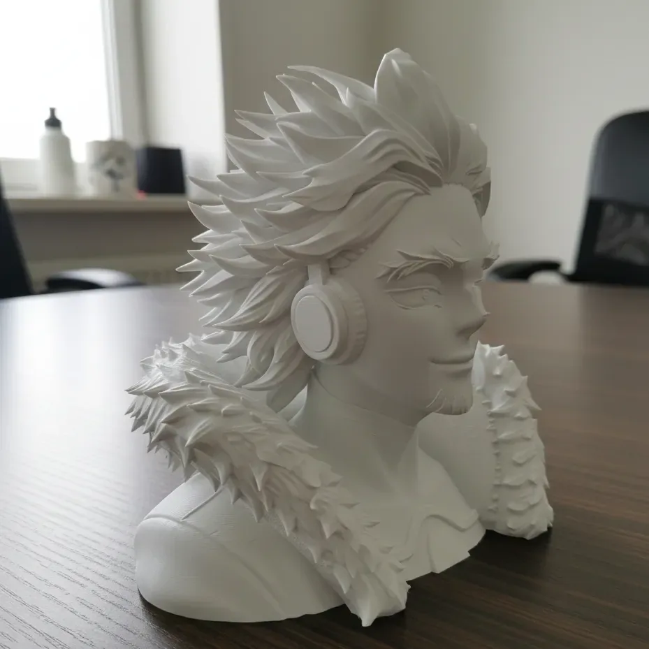 My Hero Academy Keigo Takami Busto 3DPrint Modelo130, vista 2