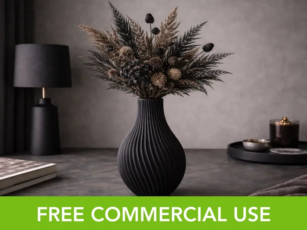 Florero Decorativo de Diseño Moderno ¡USO COMERCIAL GRATIS!, vista 1