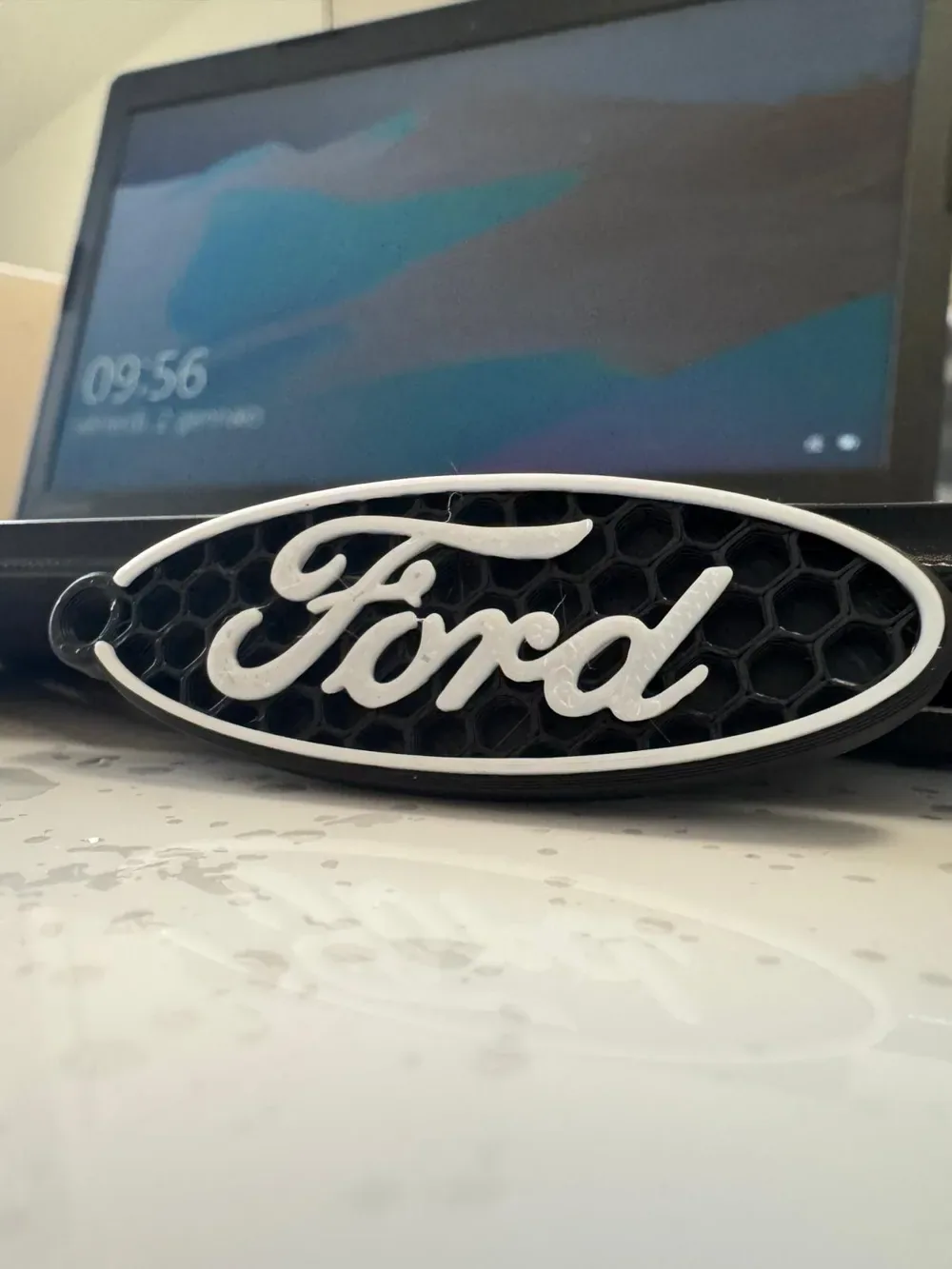 Llavero Ford sin AMS, vista 2