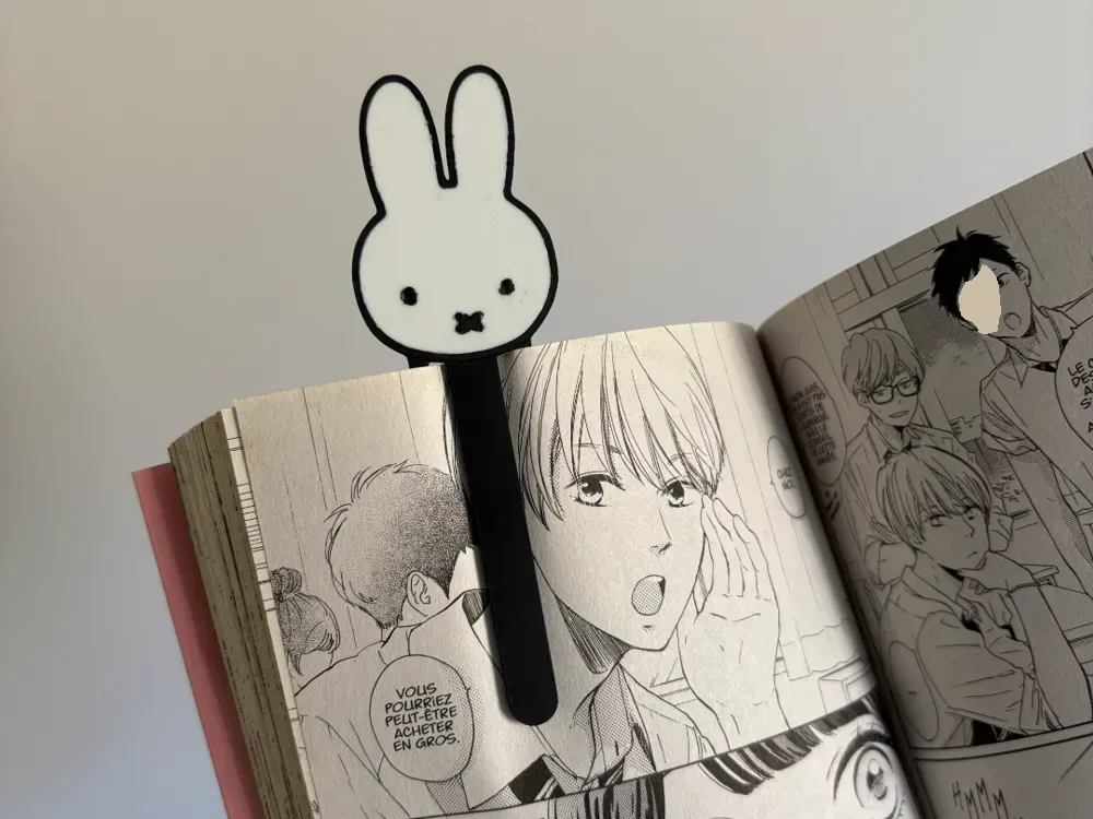 Marcador de Miffy, vista 1